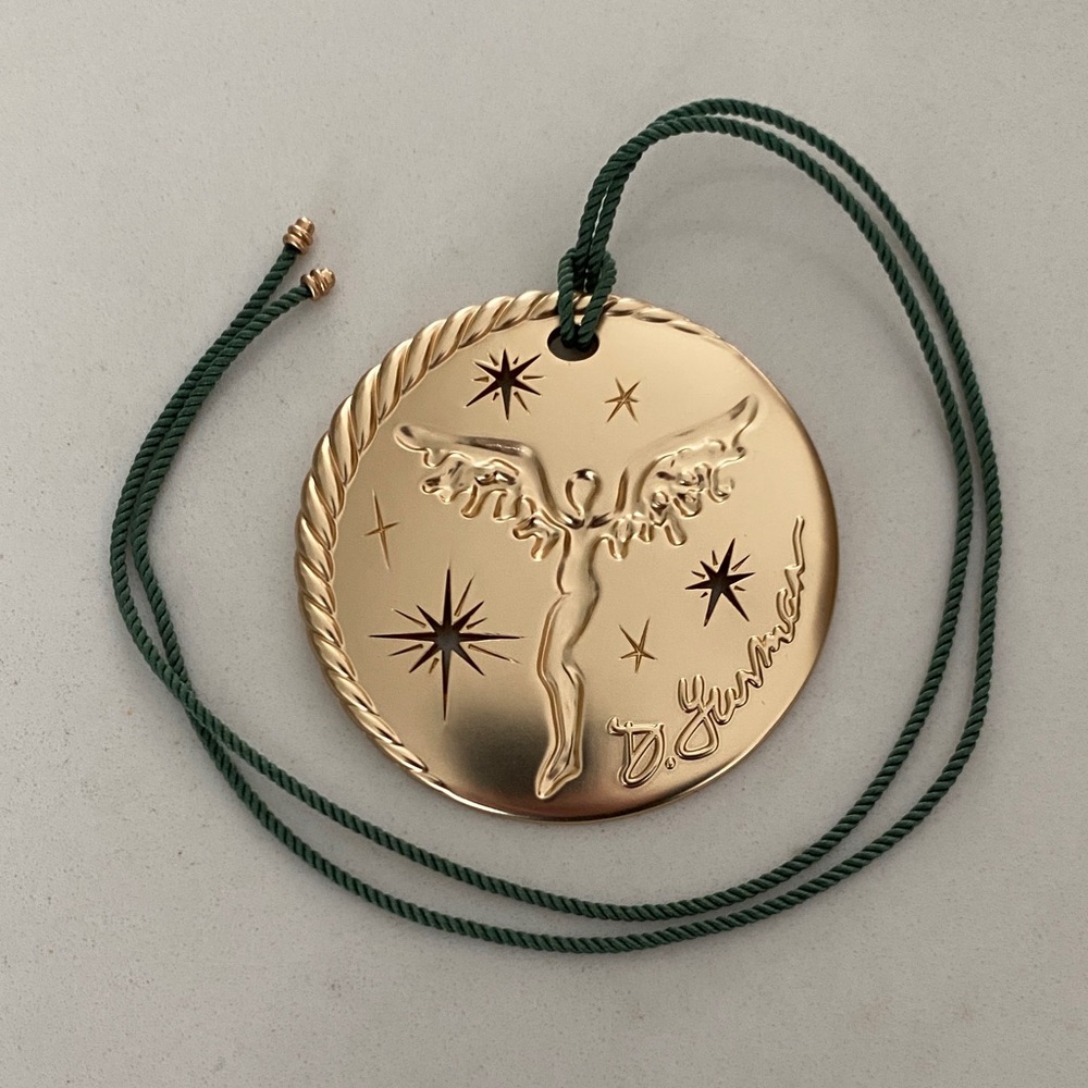 David Yurman Gold Angel Ornament